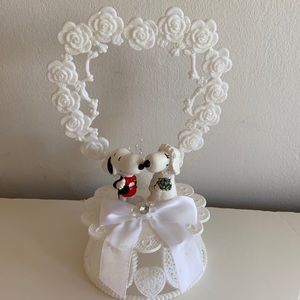 Snoopy and Belle Wedding Cake Topper❤️
